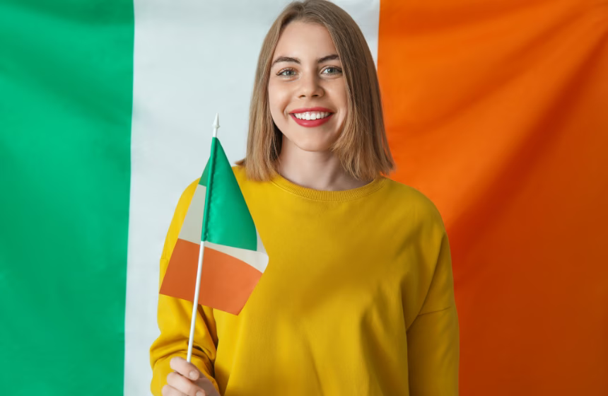 student-with-Ireland-flag